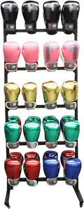 Metal Boxing Gloves Drying Rack - Holds 20 Pairs, Mobile Glove Storage