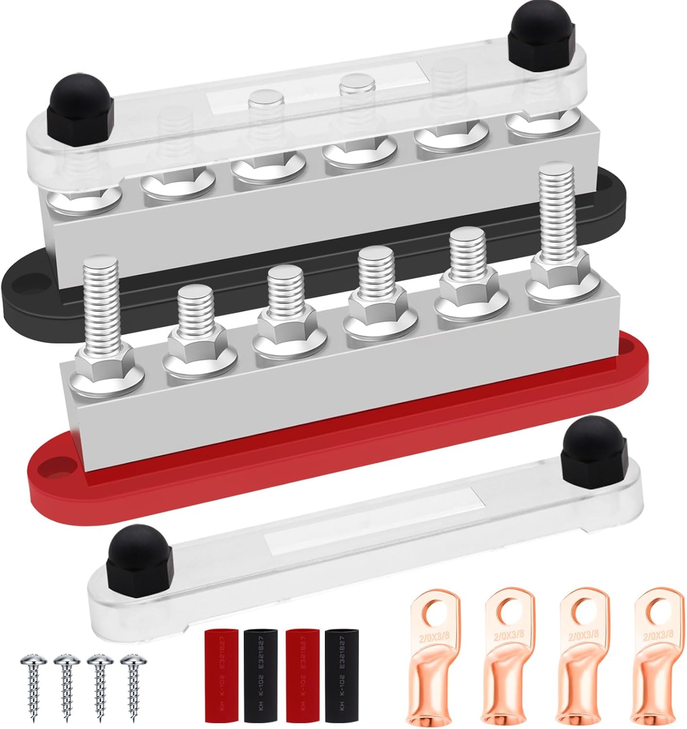 650A 12V-48V Bus Bar Power Distribution Block for Marine Use
