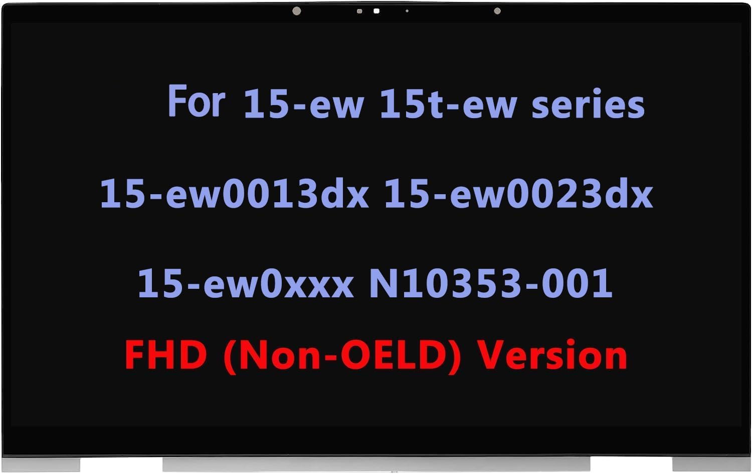 Replacement for HP Envy x360 15.6 FHD LCD Display Assembly