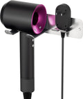 Hair Dryer Holder Wall Mounted Stainless Steel - Compact Organizer