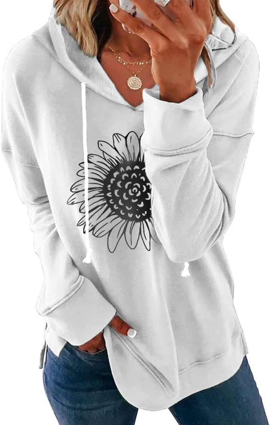 Sunflower Graphic Hoodie: Cozy Style Boost!