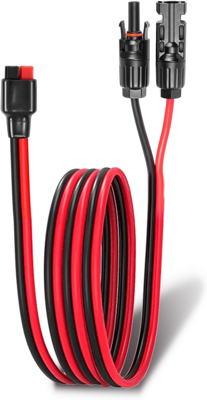 Ansoufien 10AWG Solar Cable 6FT - Yeti Station Compatible