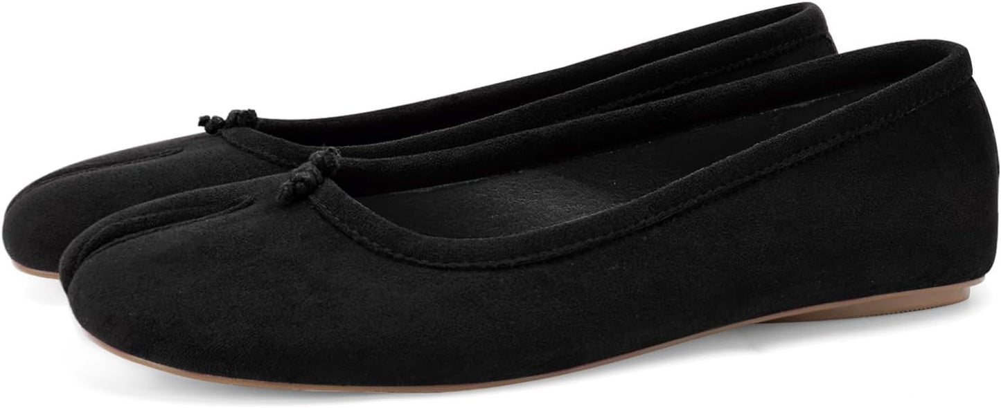 Tabi Ballet Flats for Women - Comfortable Split Toe Design