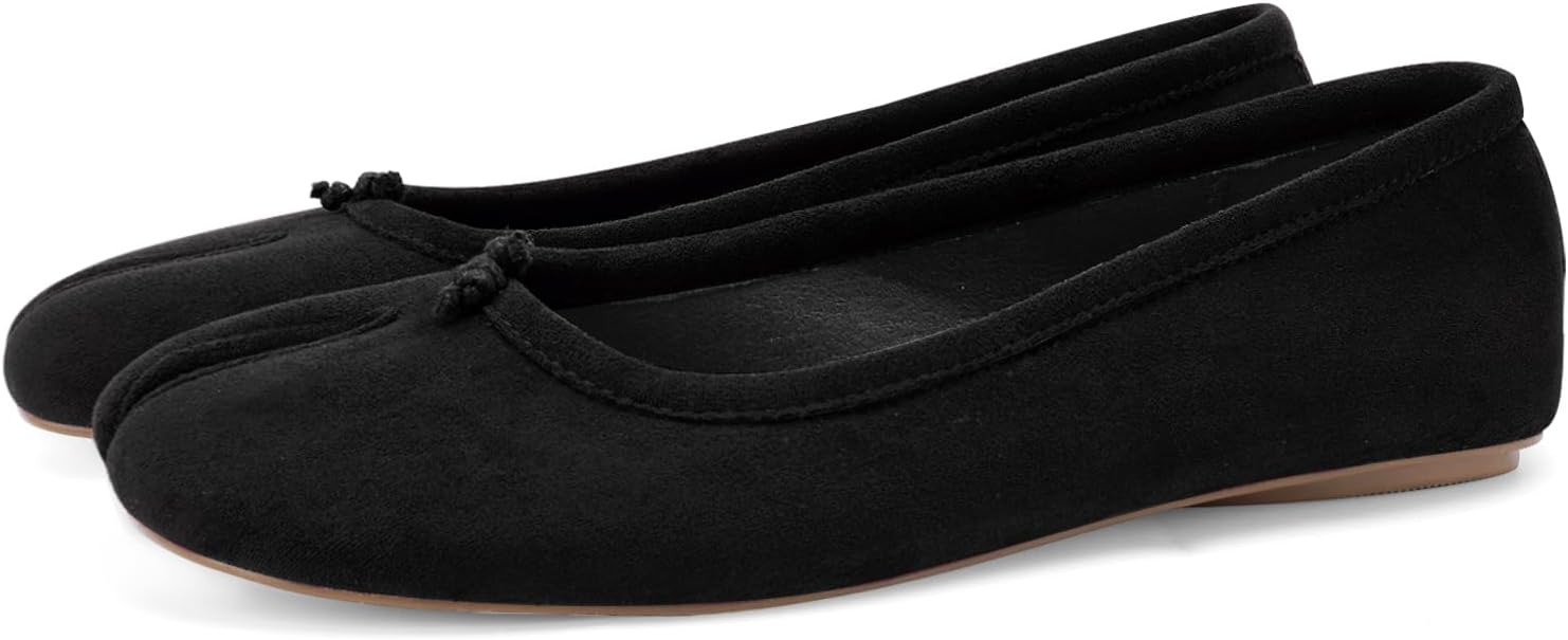 Tabi Ballet Flats for Women - Comfortable Split Toe Design