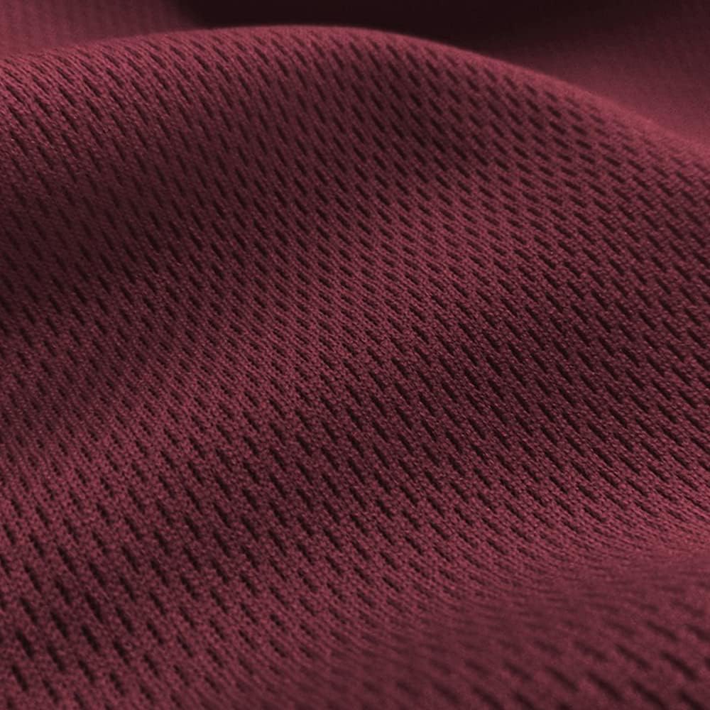 Pico Textiles 10 Yards Bolt Maroon Polyester Dimple Mesh Fabric