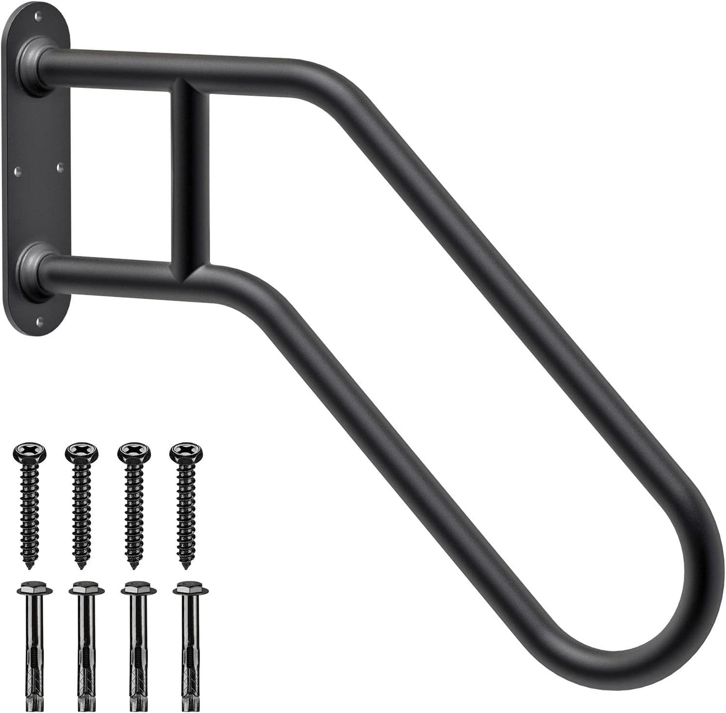 Heavy Duty Non-Slip Handrails for Outdoor Steps and Safety