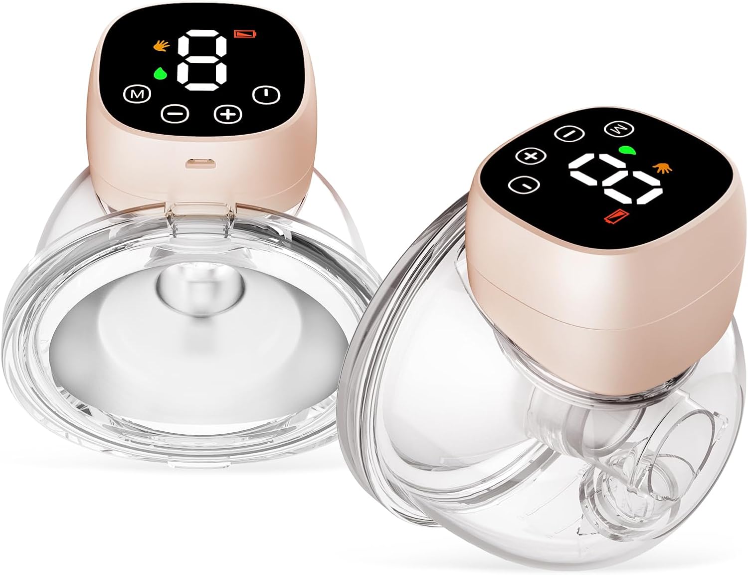 Hands Free Breast Pump with 3 Modes & 9 Levels for Moms