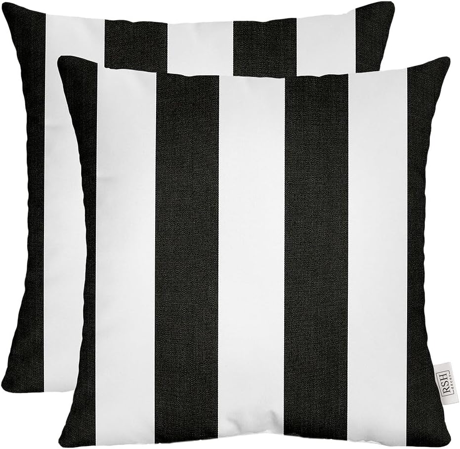 Sunbrella Square Throw Pillows Set of 2 - 17in x 17in