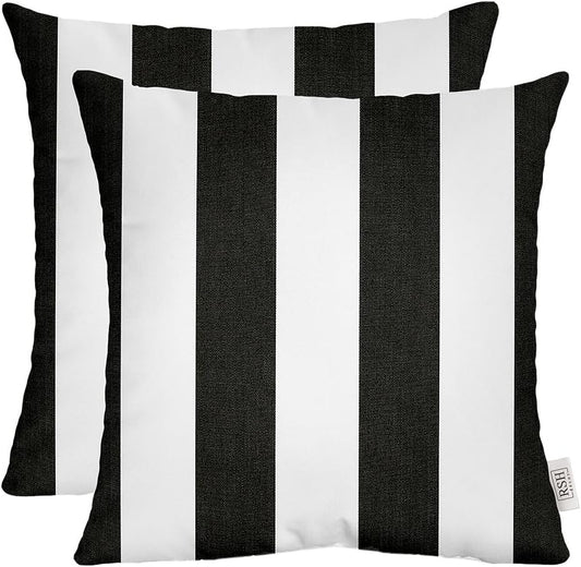 Sunbrella Square Throw Pillows Set of 2 - 17in x 17in