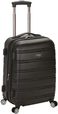 Carry-On 20in Black Hardside Spinner Luggage - Lightweight ABS