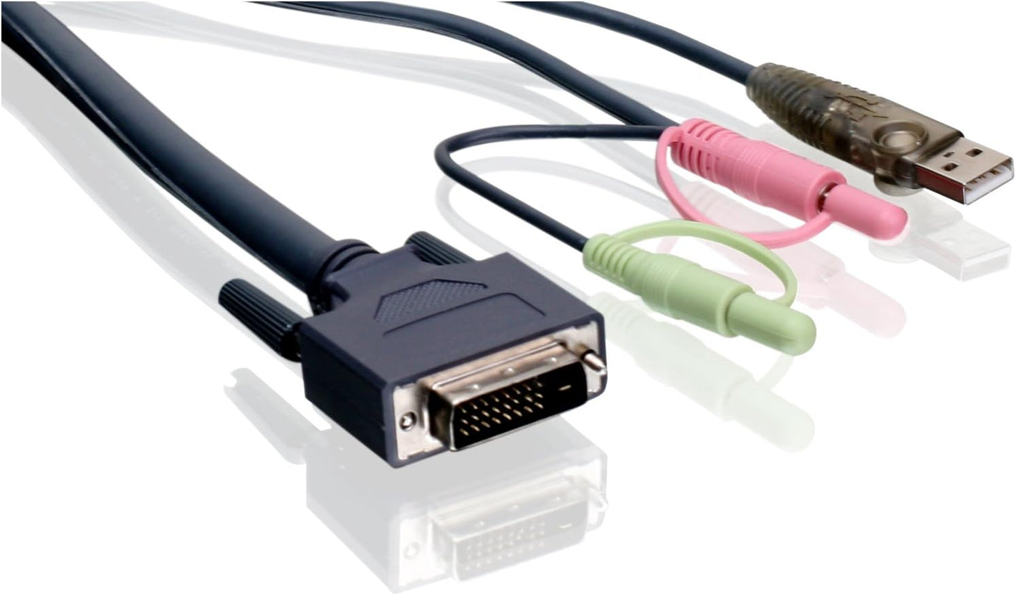 IOGEAR Dual-Link 10 Foot DVI KVM Cable for Seamless Connectivity