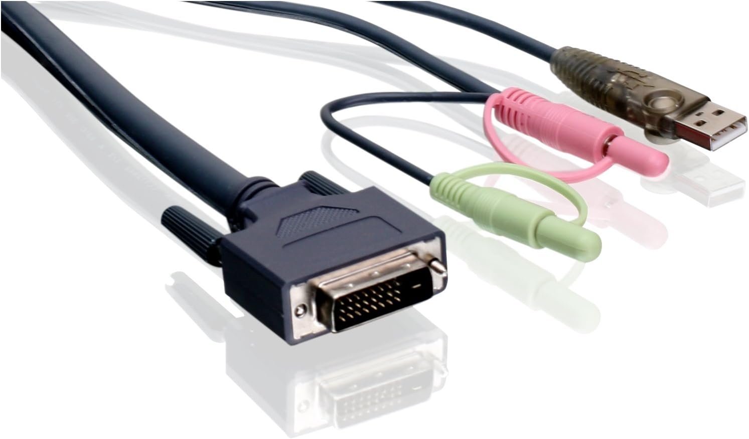 IOGEAR Dual-Link 10 Foot DVI KVM Cable for Seamless Connectivity