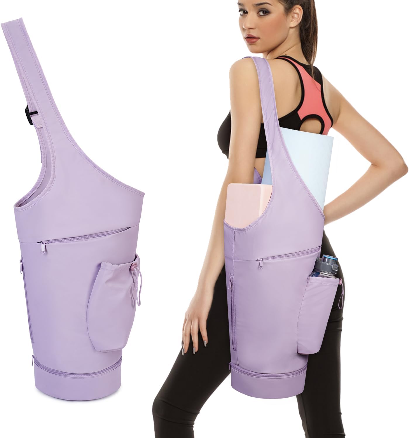 Sportsnew Large Yoga Mat Bag - Waterproof & Adjustable