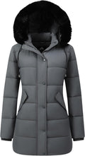 Womens Long Waterproof Parka - Ultra-Warm Windproof Snow Jacket