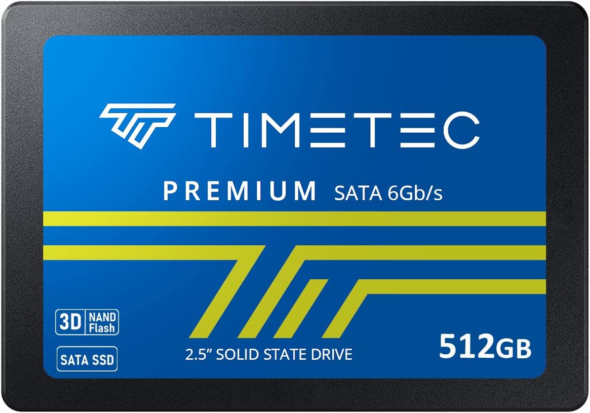 Timetec 512GB SSD: Ultra-Fast 550MB/s Read Speed