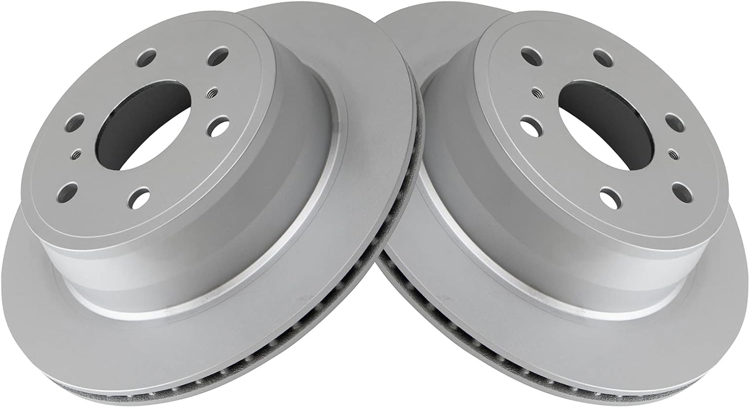 TRQ Rear G-Coated Brake Rotor Kit for GM Truck SUV Vehicles