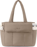 Laptop Bag for Women Puffer Work Tote - Lightweight Large Computer