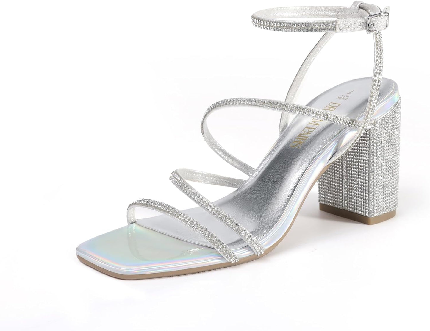 DREAM PAIRS Women's Chunky Block Heeled Sandals for Parties
