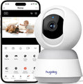 Hugolog 4K 8MP Indoor Pan/Tilt Security Camera - Clear 24/7 Color