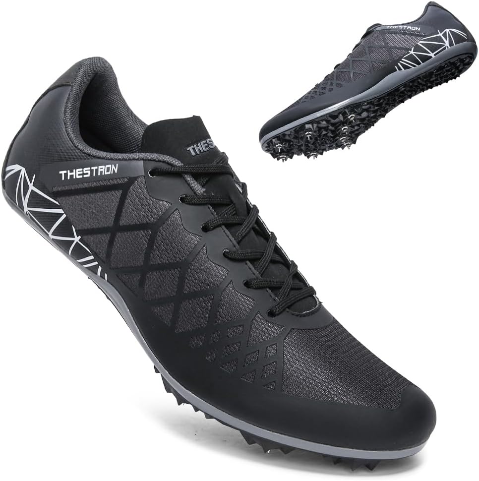 THESTRON Professional Spikes Track & Field Shoes for All Ages