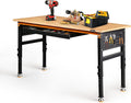 Betterhood 60 in Heavy-Duty Adjustable Workbench for Garage - Sturdy
