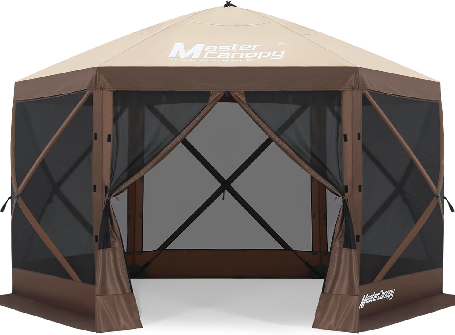MASTERCANOPY 10x10FT Pop Up Gazebo Screen Tent for Outdoor Fun