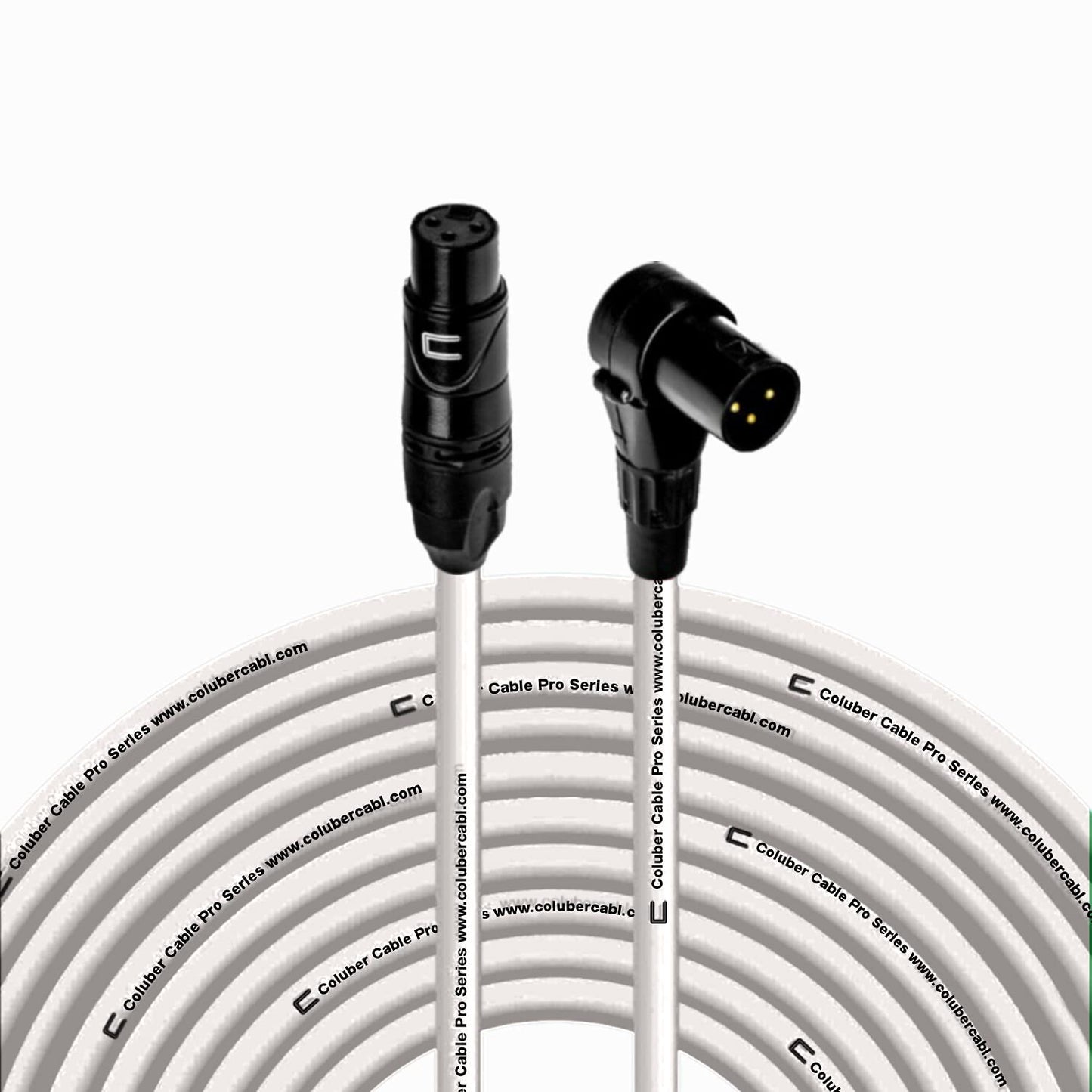 Balanced XLR Cable Female to Right Angle XLR Male - 150 Feet
