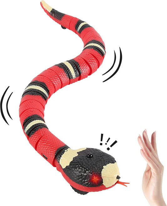 Rechargeable Interactive Snake Toy - Realistic Fun!