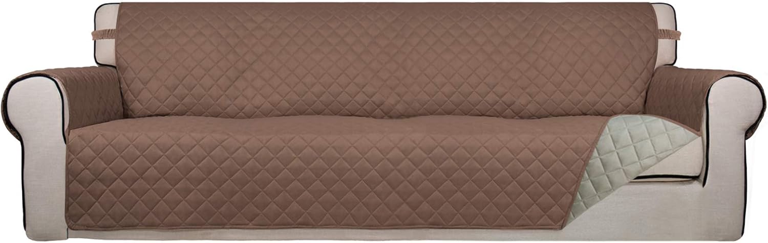 PureFit Reversible Quilted Sofa Cover for Pets and Kids