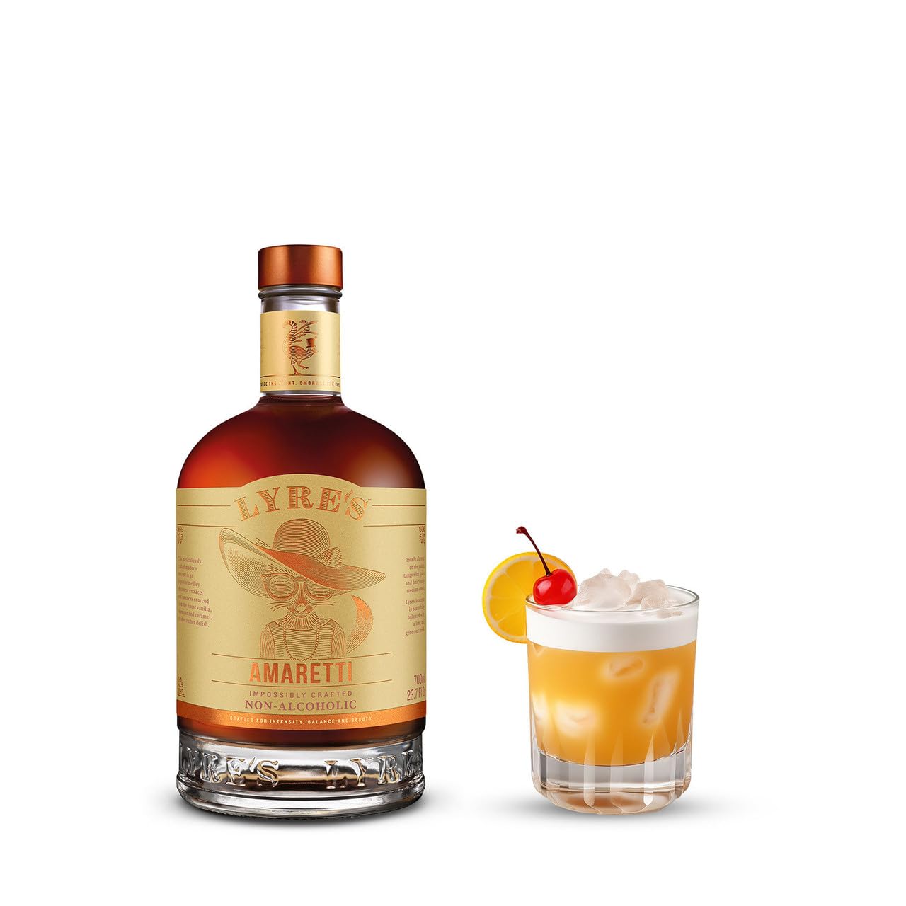 Lyre's Amaretti Non Alcoholic Amaretto Alternative for Cocktails