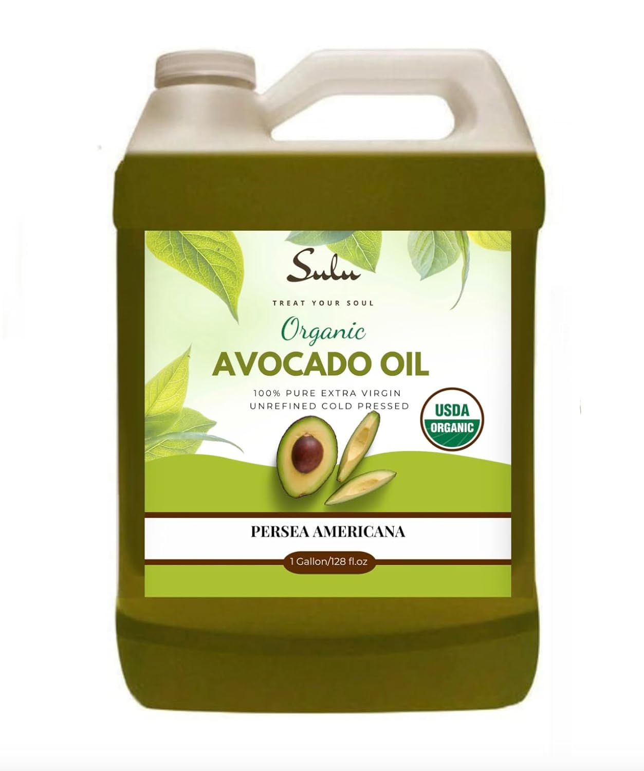 USDA Certified Organic Cold Pressed Unrefined Raw Avocado Oil