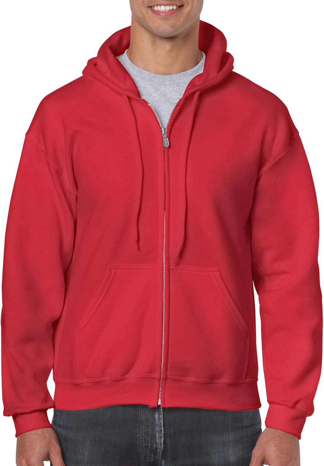 Gildan Red 4XL Fleece Sweatshirt - Ultimate Comfort!