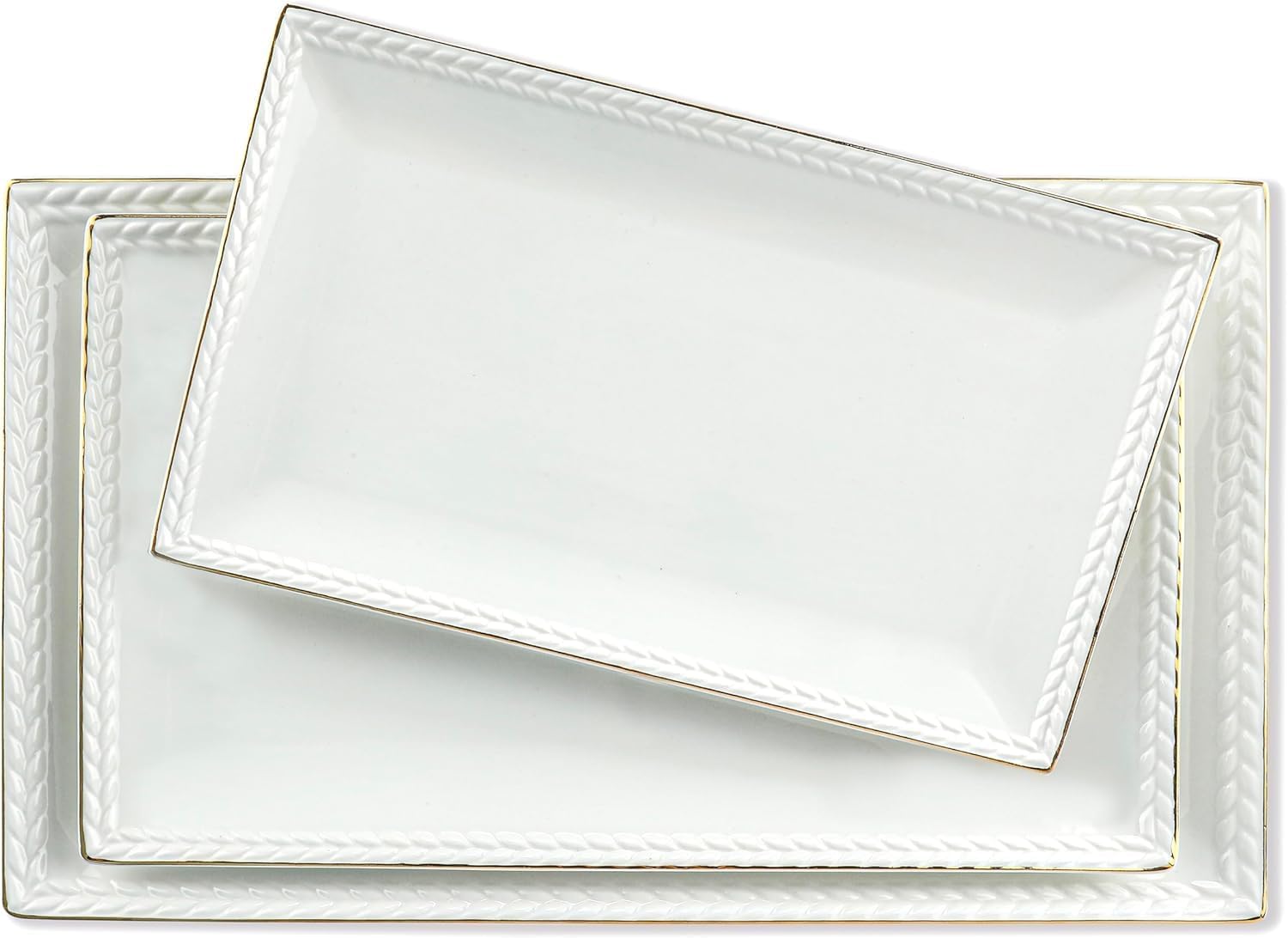 Kassel Ceramic Serving Platter Set for Elegant Entertaining