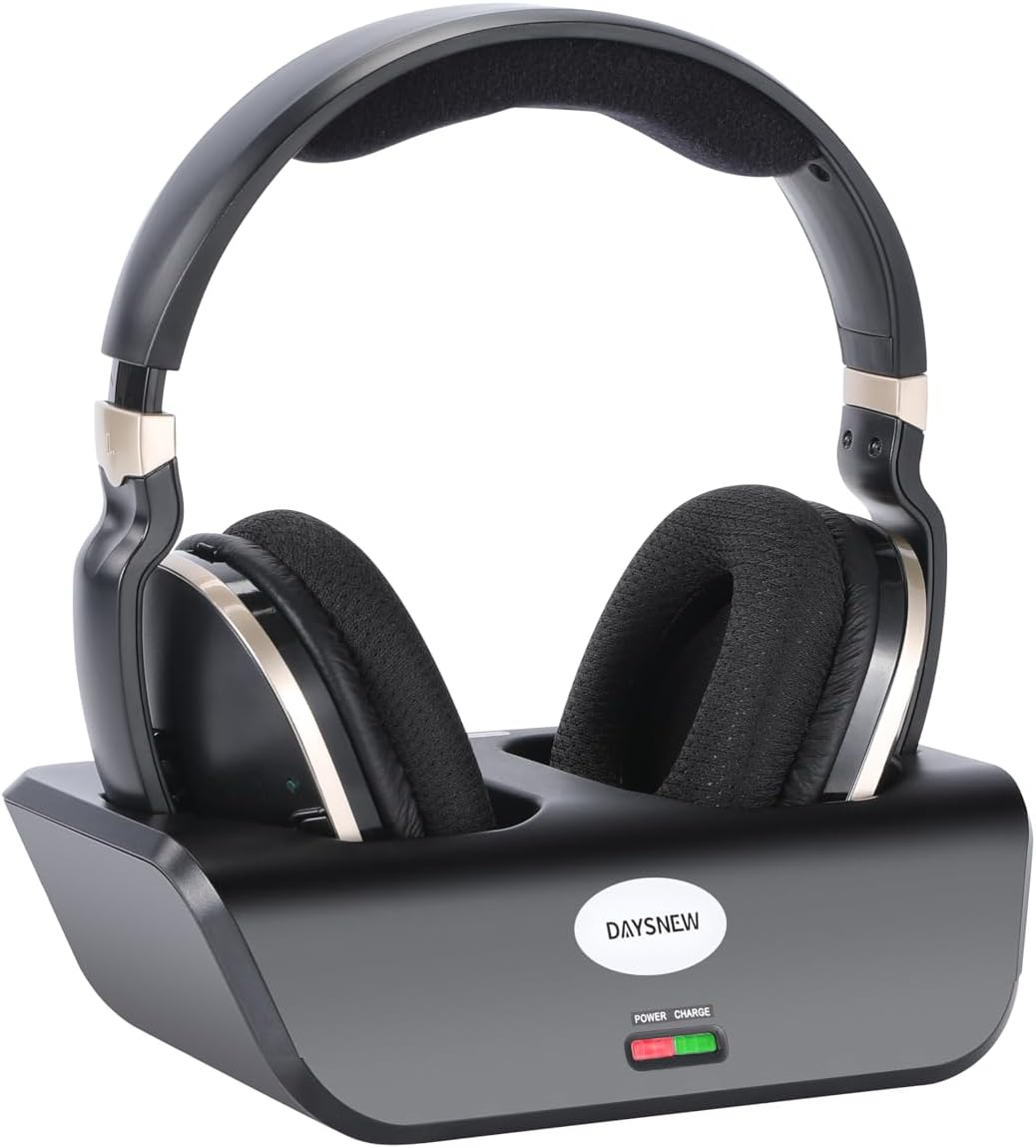 Daysnew Wireless TV Headphones: Easy Volume Control