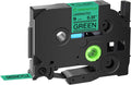 GREENCYCLE Compatible TZe-721 9mm Black on Green Tape - Durable Label