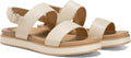 Womens Flatform Sandals with Adjustable Double Straps - Comfortable