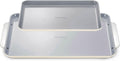 Non-Toxic Ceramic Baking Sheet Duo 18x13 & 15x10 in Cream