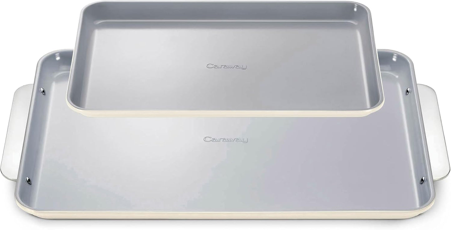 Caraway Non-Stick Ceramic Baking Sheet Duo for Healthy Baking