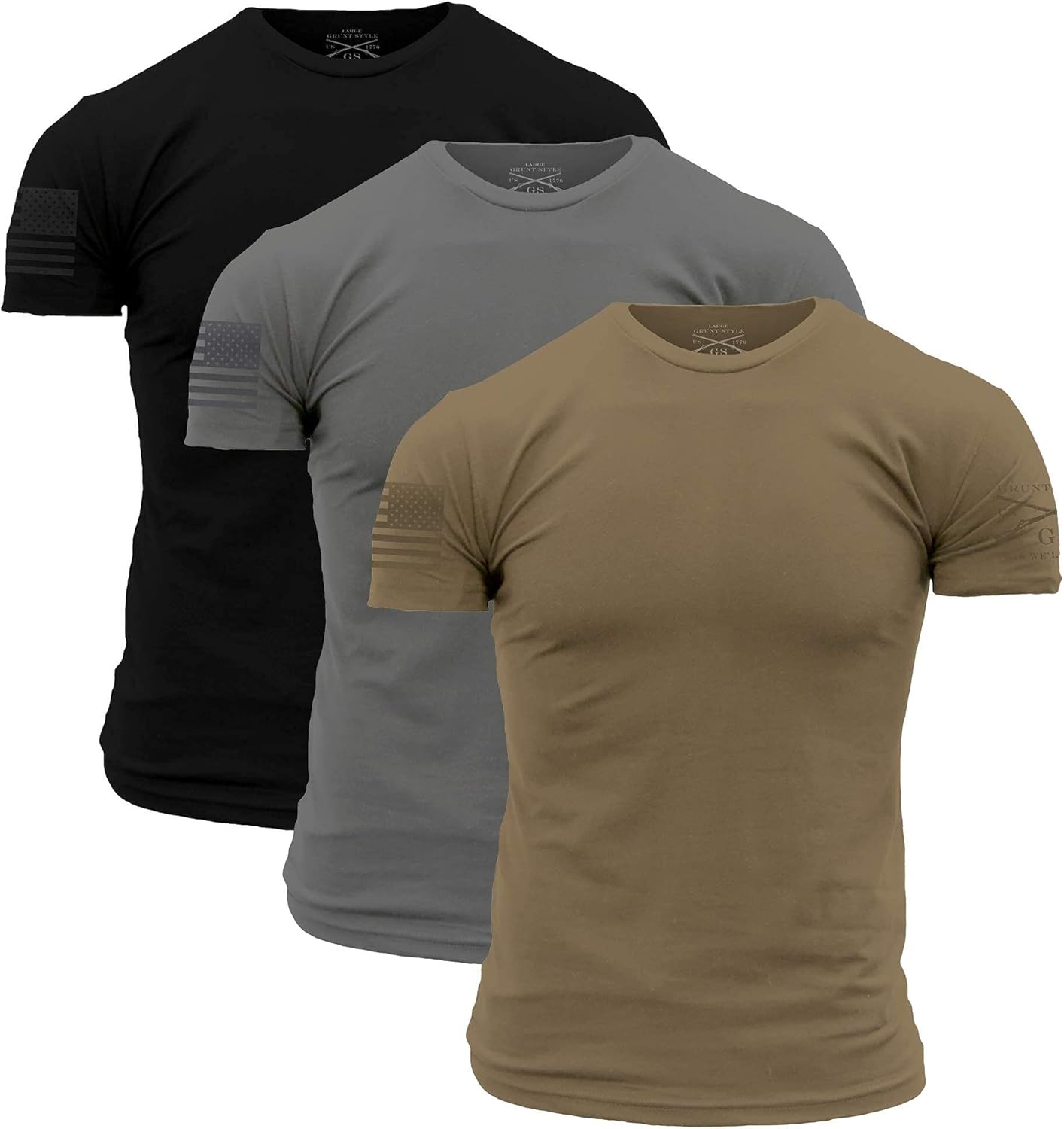 Grunt Style Basic Crew T-Shirt Pack for Ultimate Comfort
