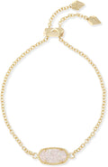 Elaina Adjustable Chain Bracelet for Women, Gold-Plated Dainty Style
