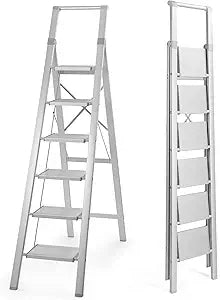 6 Step Ladder with Anti-Slip Pedal for Home and Office Use