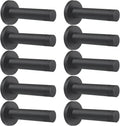 DOKU 10Pcs Door Stop 3.5 in Heavy Duty Stainless Steel - Matte Black