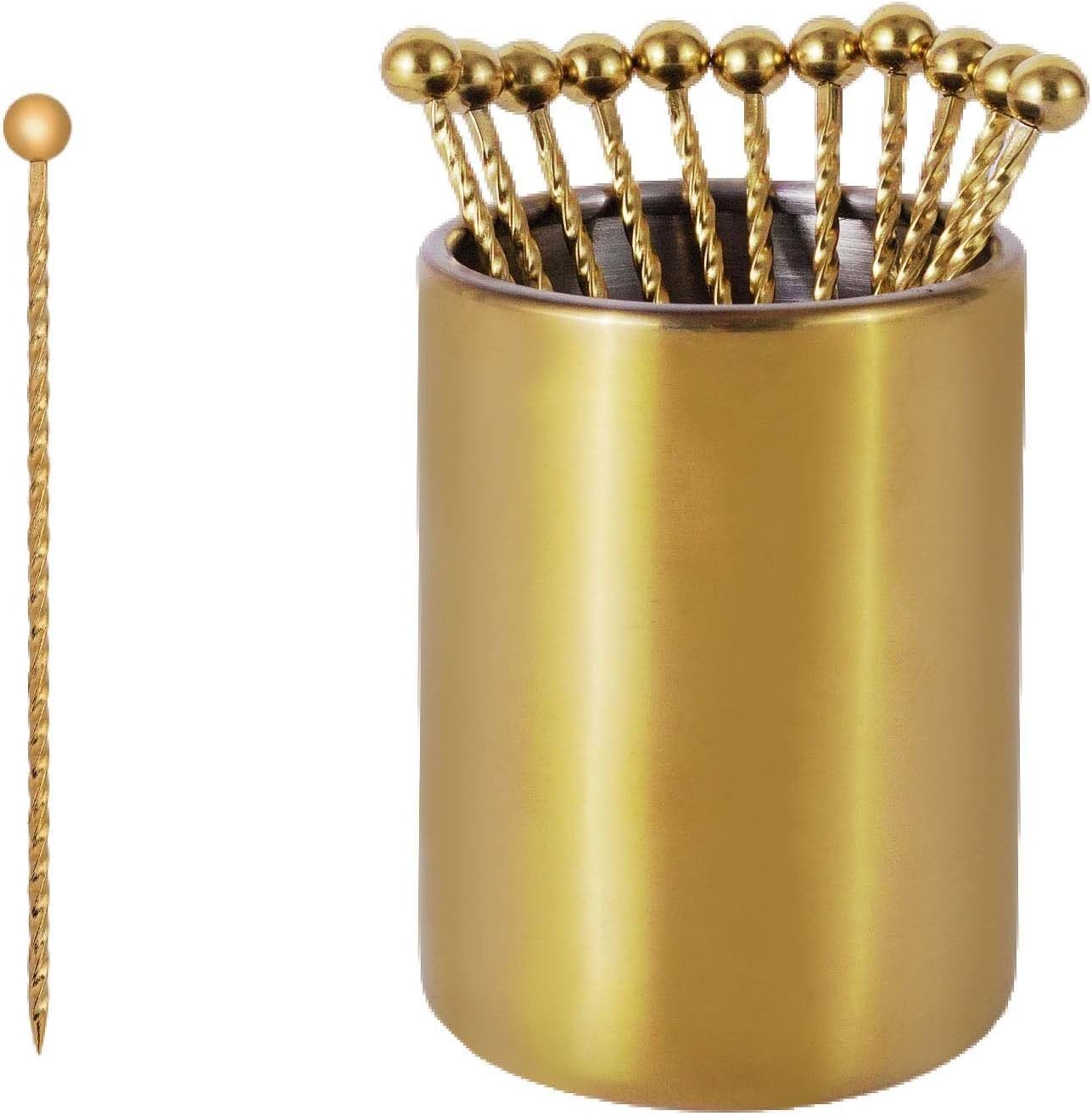 Premium Stainless Cocktail Picks Set