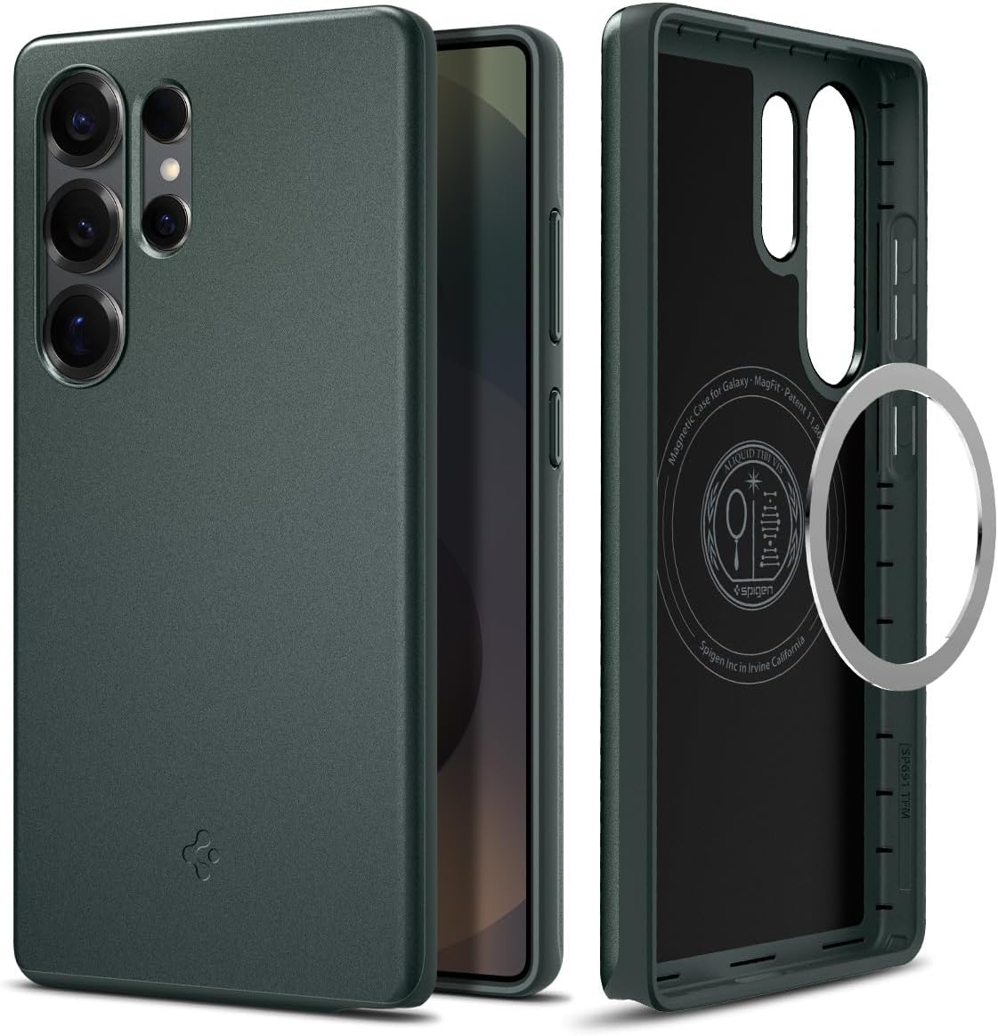 Spigen Thin Fit MagFit Case for Galaxy S25 Ultra - Abyss Green