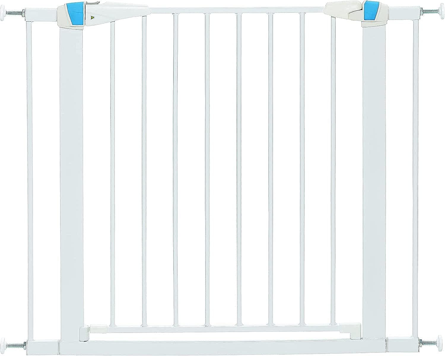 MidWest Homes for Pets 29 Inches Tall Walk-Through Steel Pet Gate