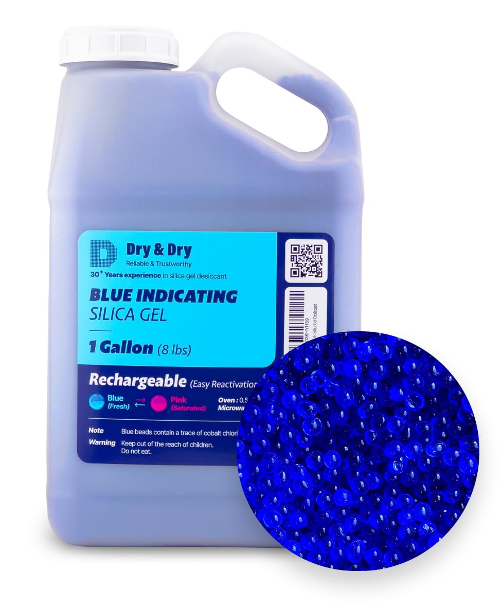 Blue Indicating Silica Gel Beads for Effective Moisture Control