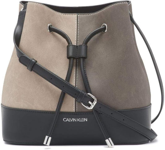 Calvin Klein Women's Gabrianna Bucket Shoulder Bag for Daily Use