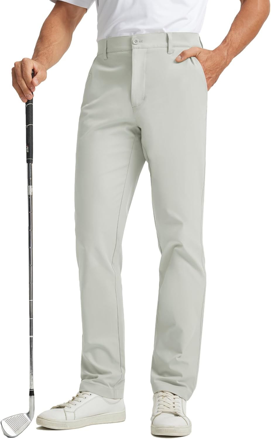Rouen Golf Pants for Men - 8 Pockets Water Resistant Chino