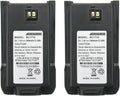 2 Pack Replacement Battery for HYT TC-508 TC-518 TC-580 Radios