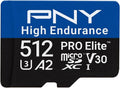 PNY 512GB PRO Elite High Endurance microSDXC - Surveillance Ready